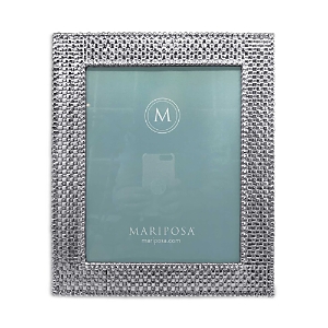 Mariposa Basketweave Frame, 8 X 10 In Silver