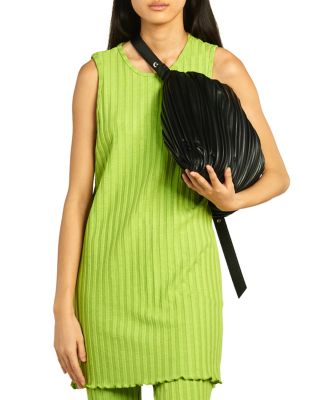 無料配達 Simon ModeSens | Black In Tunic Sleeveless Rib-knit Aukai Miller トップス