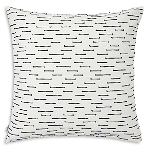 Mode Living Ombre Ouvrage Throw Pillow, 22 X 22 In Black/white