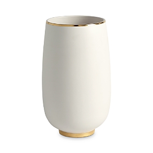 Global Views Medium Gold Rim Bulb Vase