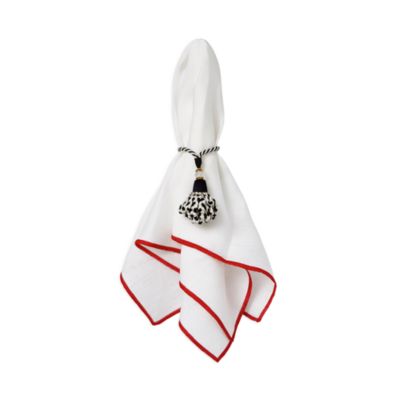 Bel Air Linen Napkins, Set of 4