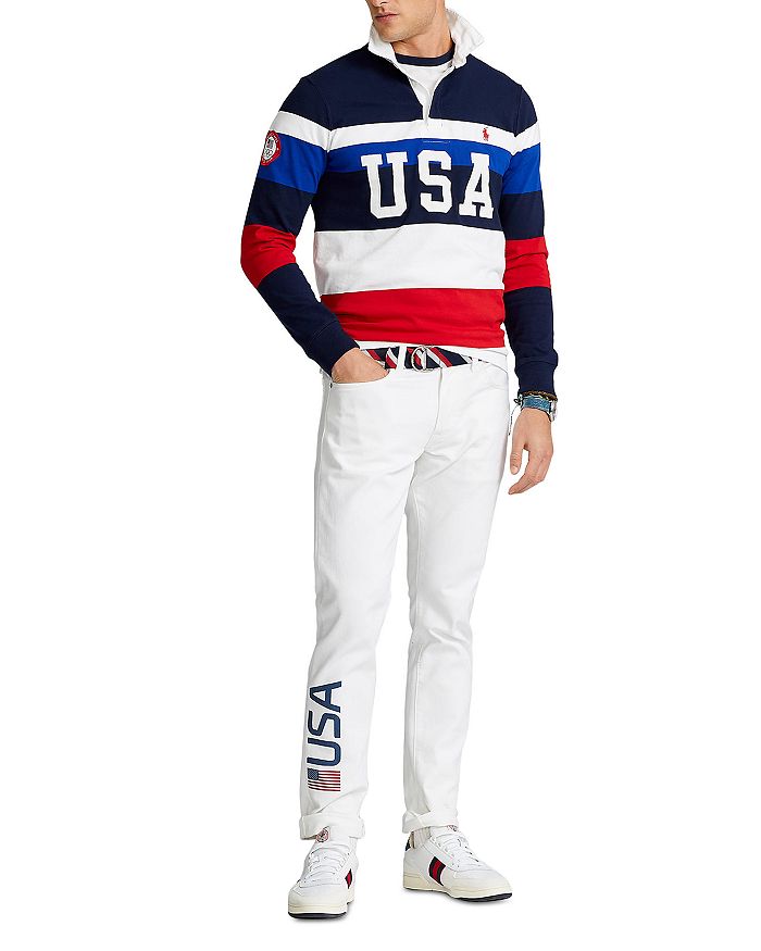 Polo Ralph Lauren Team Usa Track Pants, Patches, Clothing & Accessories