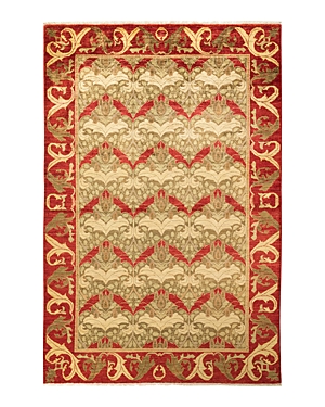 Bloomingdale's Arts & Crafts M1686 Area Rug, 5'10 X 9'1 In Red