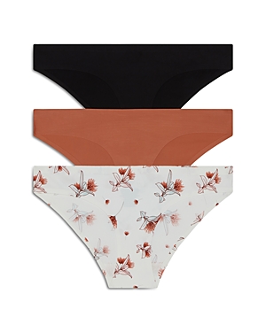 Honeydew Skinz Hipsters, Set Of 3 In Black/sedona/ivory Floral