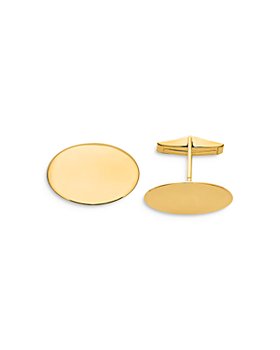 Bloomingdale's - Men's Oval Cuff Links in 14K Yellow Gold - 100% Exclusive