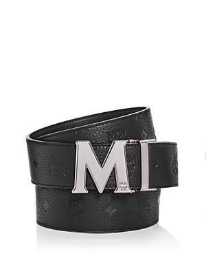 Mcm Men's Claus Reversible Belt In Black