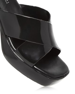 Women's Bubblegum Jelly Platform High Heel Slide Sandals