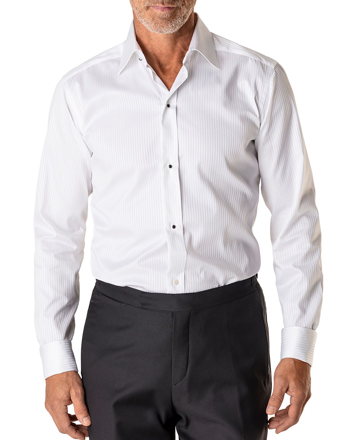 Eton Contemporary Fit Tonal Striped Shirt