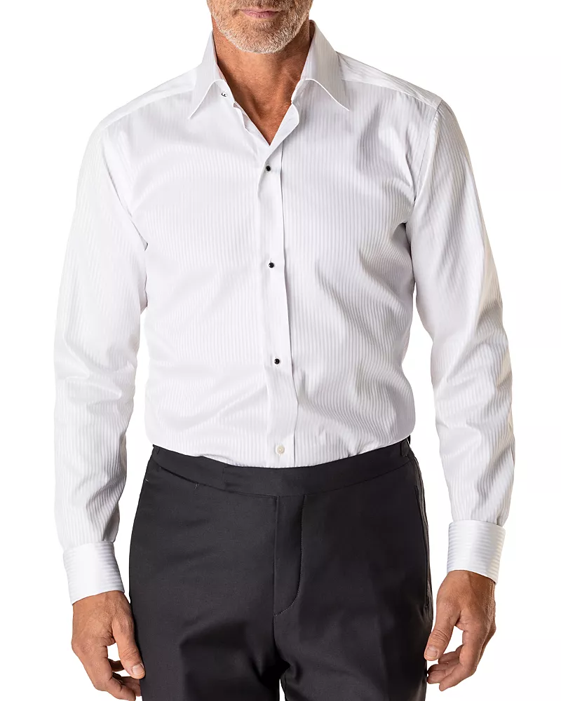 Eton Contemporary Fit Tonal Striped Shirt