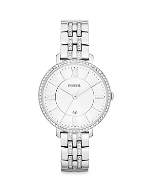 Shop Fossil Jacqueline Watch, 36mm In Silver