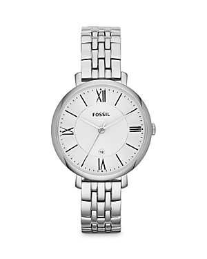 Shop Fossil Jacqueline Watch, 36mm In Silver