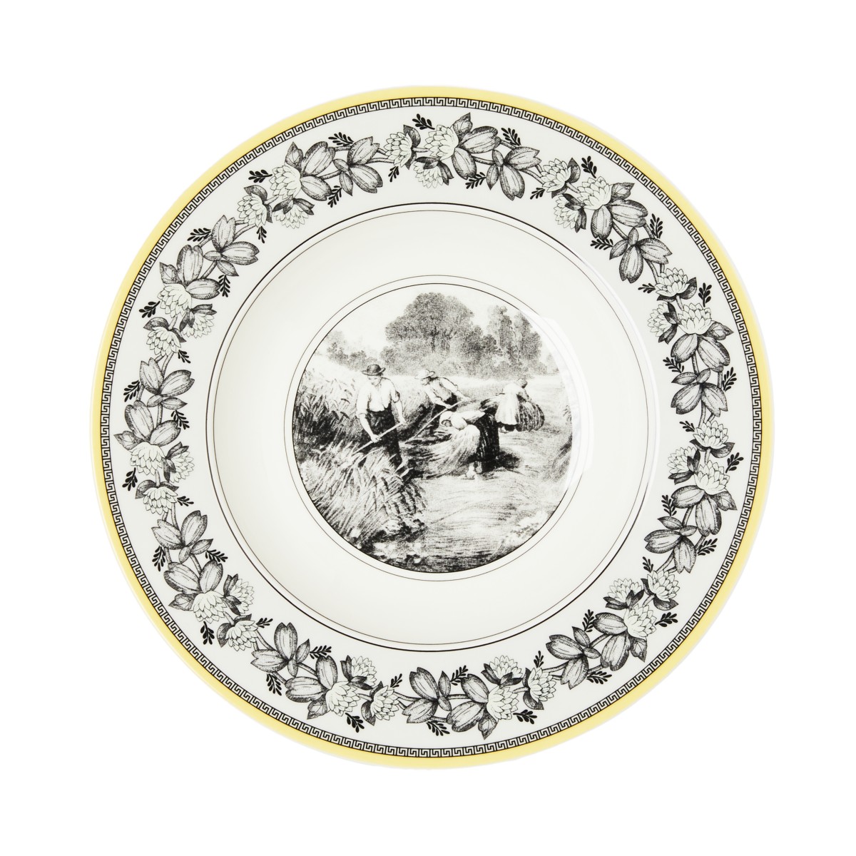 Villeroy & Boch Audun Assorted Rim Soup Bowls in Ferme
