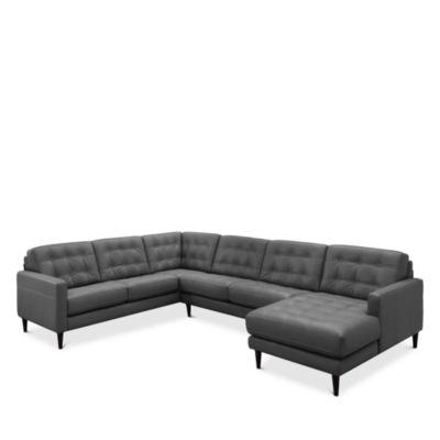 Massimo 3-Piece Leather Sectional