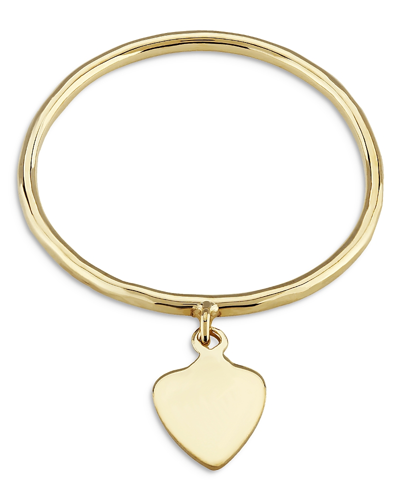 Moon & Meadow 14k Yellow Gold Heart Charm Ring - Exclusive In Gold