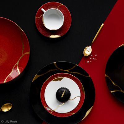 Bernardaud Kintsugi Rogue Empereur & Charbon Collection