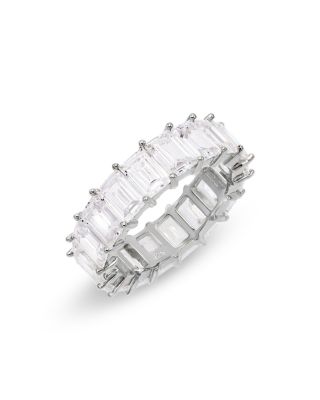 By Adina Eden - Cubic Zirconia Baguette Eternity Band