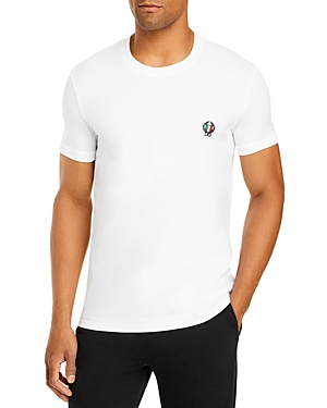 Dolce & Gabbana Logo-embroidered Short-sleeved T-shirt In White