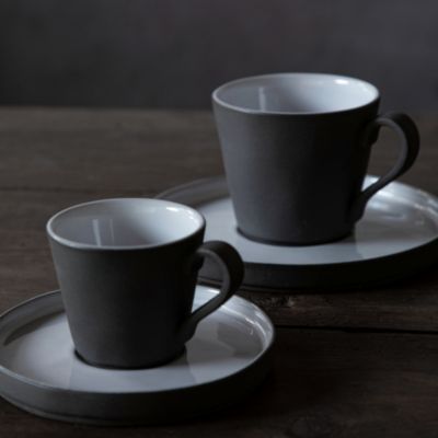 Lagoa Eco Gris Tea Cup & Saucer