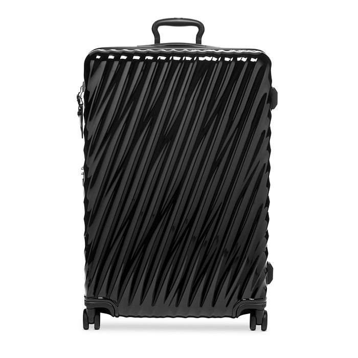 Shop Tumi 19 Degree Extended Trip Expandable 4-wheel Packing Case In Glossy Black