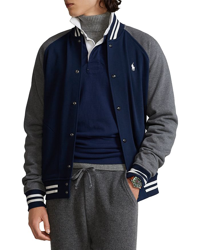 Polo Ralph Lauren Fleece Baseball Jacket | Bloomingdale's