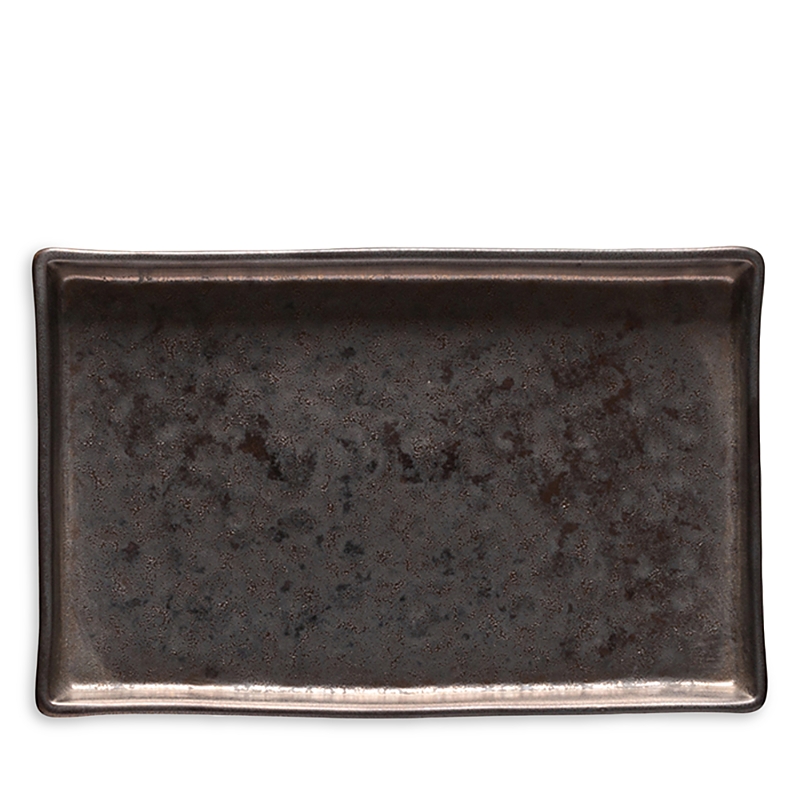 Costa Nova Lagoa Small Rectangle Tray In Black