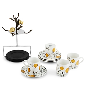 Shop Michael Aram Pomegranate Demitasse Cup & Saucer Set With Stand