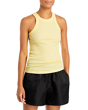 Wsly The Rivington Ribbed Tank In Sunshine