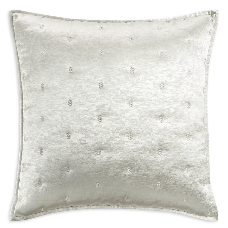 Hudson Park Collection Nouveau Quilted Euro Sham - Exclusive In Silver