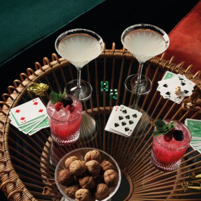 Lismore Diamond Martini Glasses, Set of 2