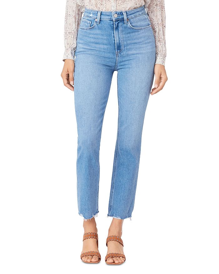 PAIGE Cindy Ultra High Rise Ankle Jeans in Lovesong | Bloomingdale's