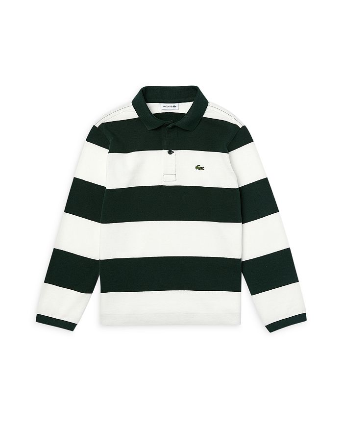 adelig mini varsel Lacoste Boys' Striped Long Sleeved Cotton Polo Shirt - Little Kid, Big Kid  | Bloomingdale's