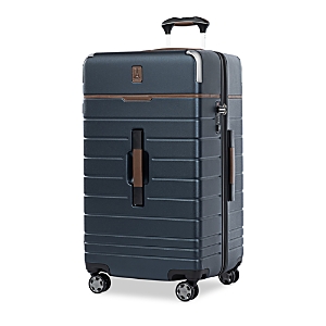 Travel Pro Large Check-in Trunk Spinner Suitcase In Monaco Blue