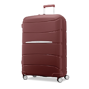 Shop Samsonite Outline Pro Large Spinner Suitcase In Shiraz/burgundy