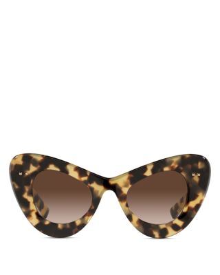 Leopard print Valentino Sunglasses Vintage VALENTINO Sunglasses: Gold Tortoise Butterfly Frame  main image 4