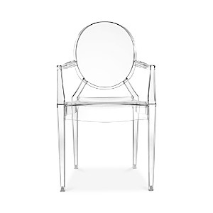 Shop Kartell Louis Ghost Recycled Armchair, Set Of 4 In Crystal