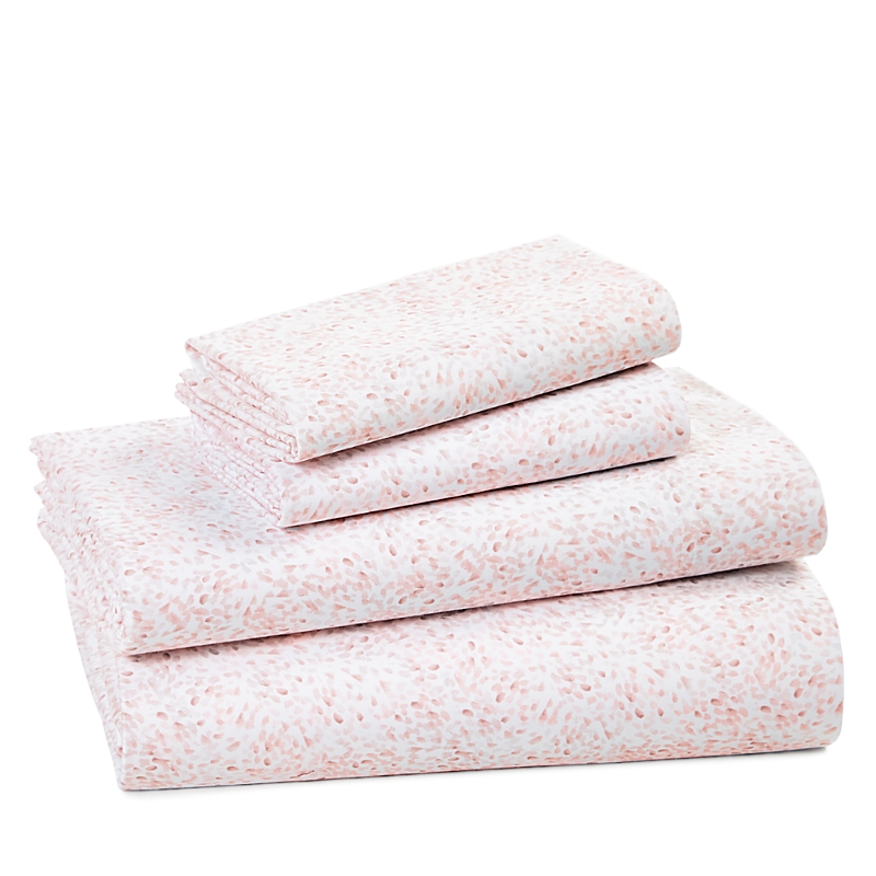 Sky Speckle Sheet Set, Full - Exclusive In Pastel Pink