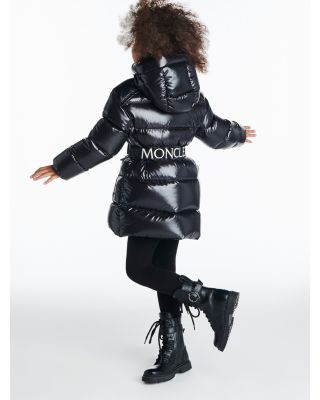 Moncler Unisex Adile Long Belted Parka - Big Kid | Bloomingdale's