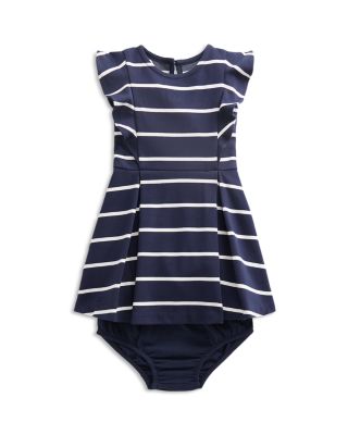 Ralph Lauren - Girls' Striped Ruffled Dress - Baby