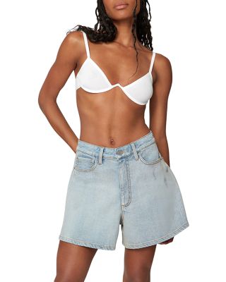 WeWoreWhat High Rise Denim Shorts 