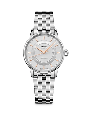 Mido Baroncelli Signature Watch, 30mm In White/silver
