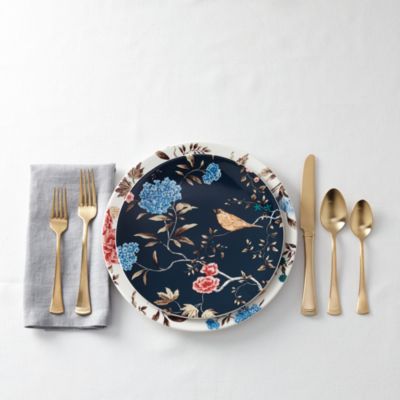 Portola 20-Piece Gold Satin Flatware Set