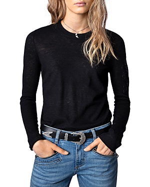 ZADIG & VOLTAIRE MISS CP ARROW CASHMERE SWEATER,WKMZ1110F