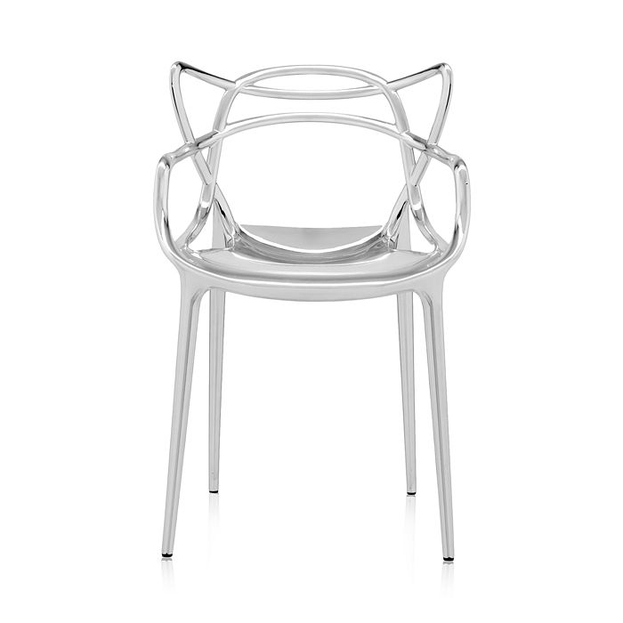 Kartell Masters Precious Dining Chair, Set Of 2 In Chrome