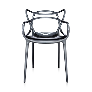 Kartell Masters Precious Dining Chair, Set Of 2 In Titanium