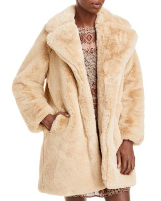 Apparis Stella Faux Fur Coat Women - Bloomingdale's