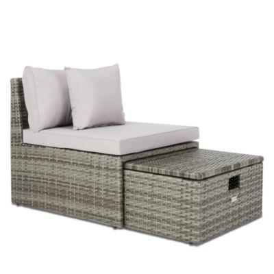Pramla Outdoor Sette with Ottoman
