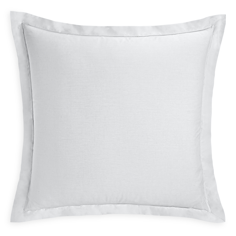 Hudson Park Collection Egyptian Percale Euro Pillow Sham, 26 X 26 - Exclusive In Silver