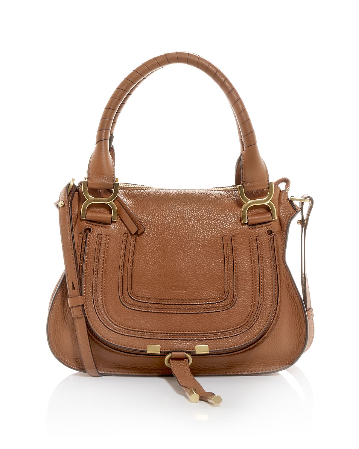 Chloe Marcie Small Leather Satchel