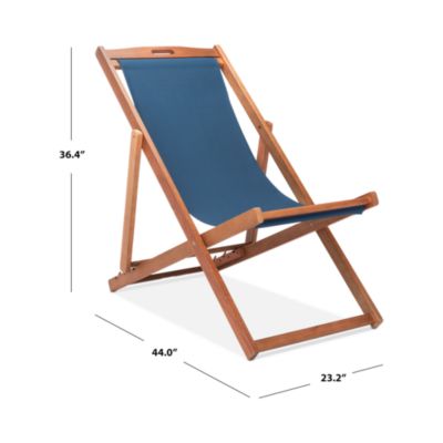 Loren Outdoor Sling Chair, Set of 2