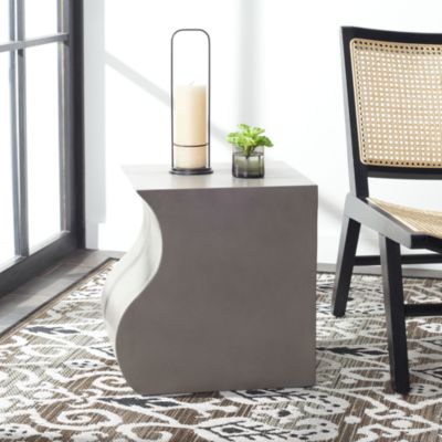 Mazza Outdoor Concrete Accent Table